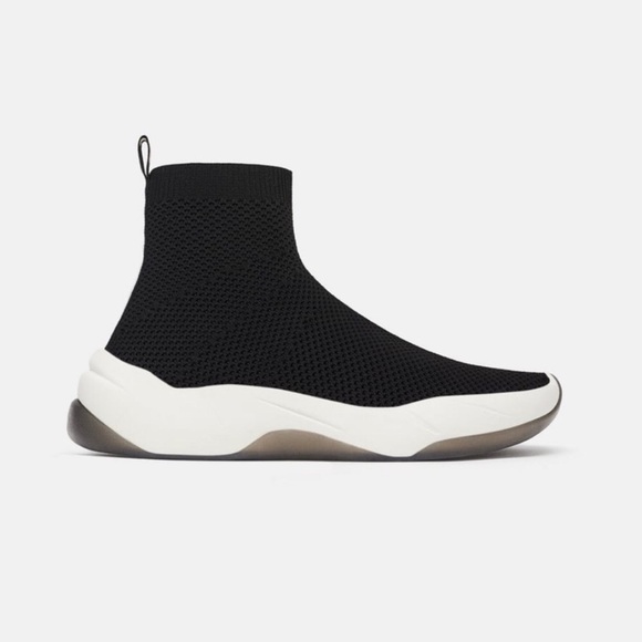 zara sock sneakers mens